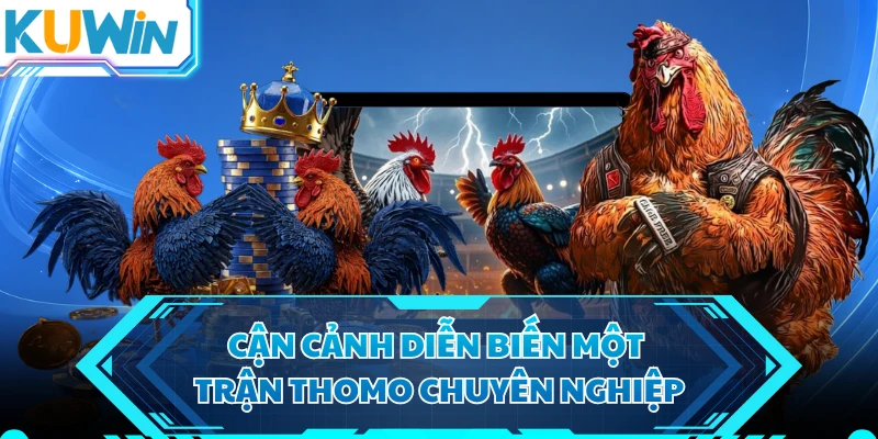 Cận cảnh diễn biến một trận Thomo chuyên nghiệp