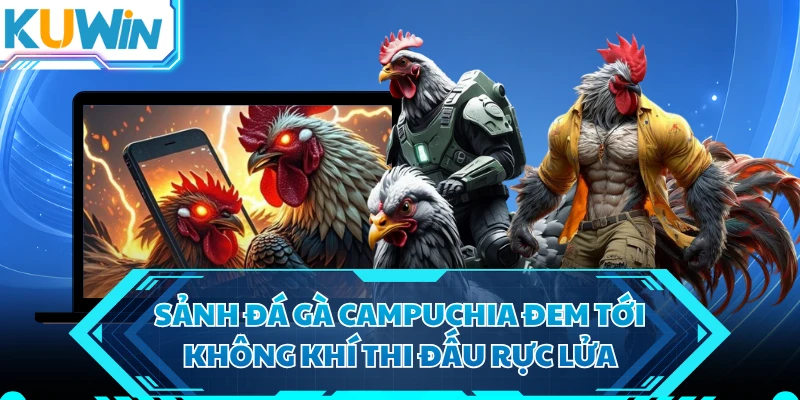Sảnh đá gà Campuchia đem tới không khí thi đấu rực lửa